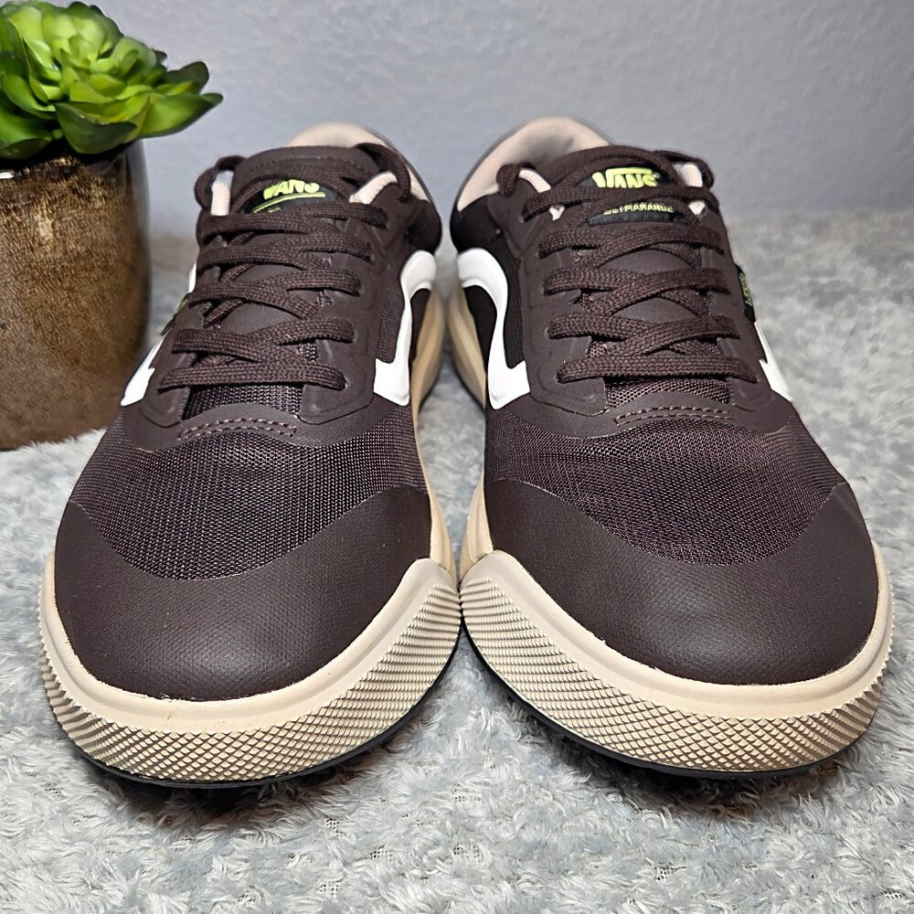 Like NEW!!! Vans MTE Brown Suede & Canvas All Weather Sneakers Men’s 9.5 - Picture 5 of 12